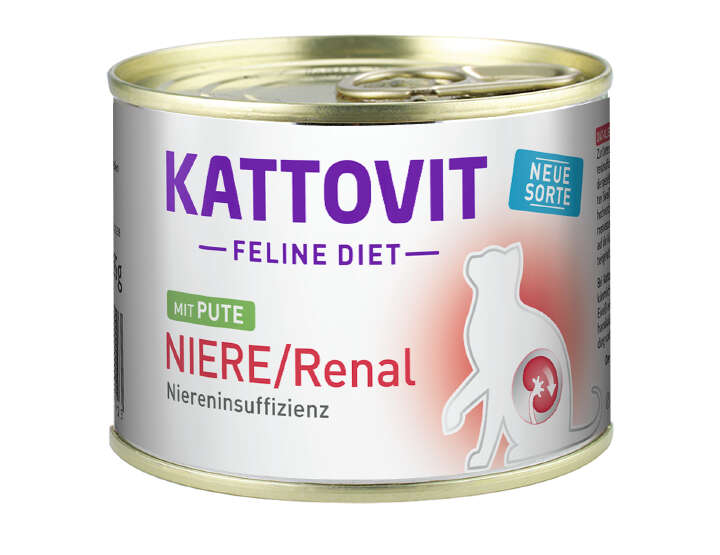 KATTOVIT Katzen-Nassfutter Feline Diet Niere/Renal Pute